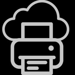 Cloud Faxing Solutions IT Service Icon